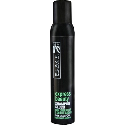Black Dry Shampoo Keratin And Argain Oil suchý šampón s keratinem a arganovým olej 200 ml