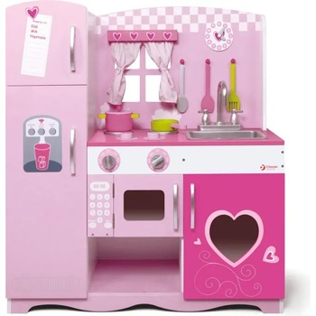 Classic World Детска дървена кухня Classic World - Розова (4119)