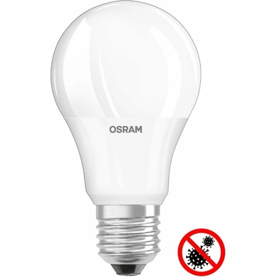 Osram LED žiarovka LED E27 A60 8,5W 60W 806lm 6500K Studená 200° Antibakteriálna