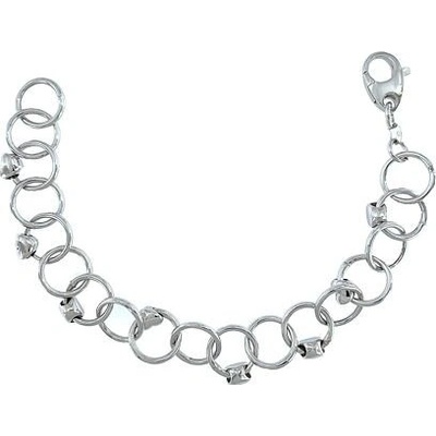 INFINITYSILVER Strieborný náramok so srdiečkami 1970515400119