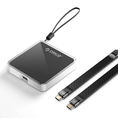 Кутия за външна памет M. 2 NVMe SSD за устройства с MagSafe и USB-C порт - Orico AP30-G2 Magnetic M. 2 NVMe SSD Enclosure with MagSafe (черен) (AP30-G2)