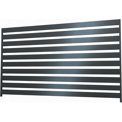 Sada pro výrobu hliníkového plotového pole 2 mx 1,2 m, lamely 80x16 mm, antracit RAL7016, s hladkým povrchem