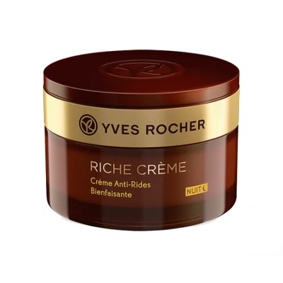 Yves Rocher Riche Creme Comforting Anti-Wrinkle Cream Day Подхранващ нощен крем за лице 50мл