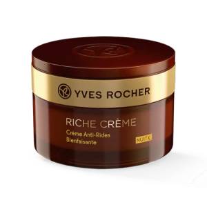 Yves Rocher Riche Creme Comforting Anti-Wrinkle Cream Day Подхранващ нощен крем за лице 50мл