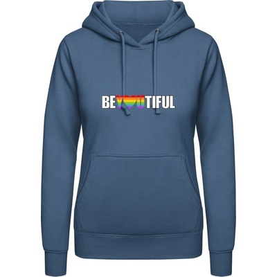 AWDis LGBTI Nápis BeYOUtiful letecká modrá
