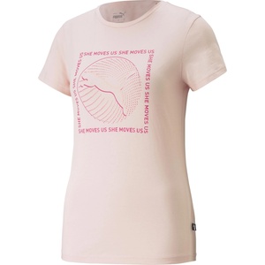 PUMA Graphics she moves us tee xs