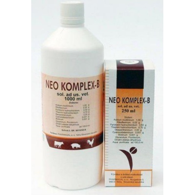 Neo komplex-B vitamínov pre hydinu ošípané a teľatá 250ml