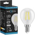 Mexen Vintis LED нажежаема крушка E14, G45, 4W, Неутрална - 4000K, 470 lm, прозрачно - (L156-E14-0440-00)