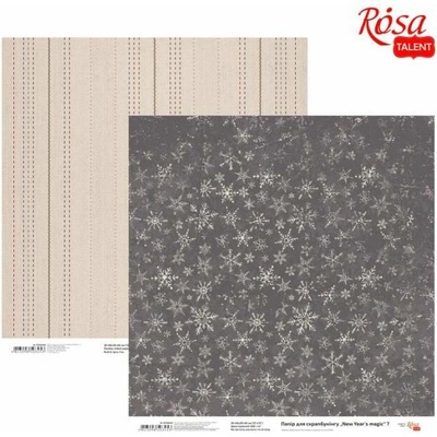 Rosa Papiere na scrapbooking 30.48 x 30.48 cm New Years magic - No. 7