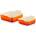 Le Creuset Форми за печене Heritage квадратни огненооранжеви 2 бр (79094000900080)