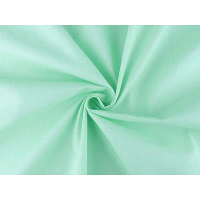 Bavlněná látka jednobarevná hrubší šíře 150 cm - 20 (black) černá