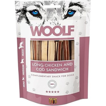 Woolf Soft Chicken and Pollock Sandwich LONG 100 g