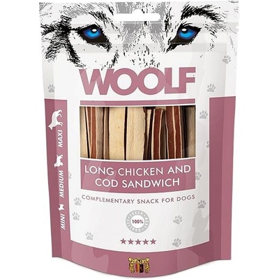 Woolf Soft Chicken and Pollock Sandwich LONG 100 g