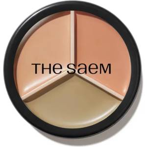 the SAEM Cover Perfection Triple Pot Concealer - #08 Middle Beige - Контуриращ Коректор 4.5g