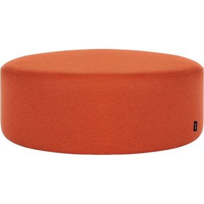Noo.ma Oranžový vlněný puf Folk 70 cm