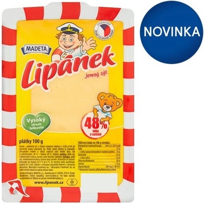 Madeta Lipánek Gouda plátky 100 g