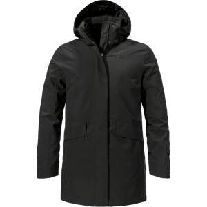 Schöffel Дамско яке парка Schöffel Women's 3in1 Parka Borkol Parka - Black - размер 42 (EU) (104-5549-0115)
