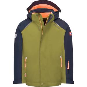 TROLLKIDS Детско ски яке Trollkids Kid's Holmenkollen Snow Jacket Pro Ski jacket - Spruce Green / Navy - размер 116 (EU) (703-2238-1715)