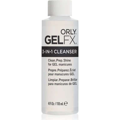 Orly Gelfx 3-in-1 Cleanser продукт за отстраняване на лепкавия слой от гелови нокти 118ml