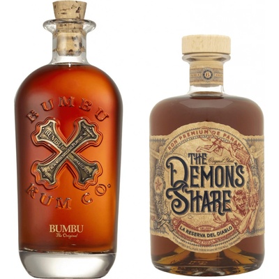 Bumbu Rum + The Demon's Share Rum 40% 2 x 0,7 l (set)