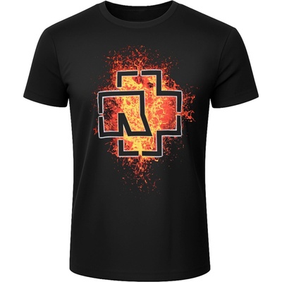 Metal Rammstein Lava Logo čierne