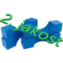 DrKO Dřevěný most velký 16 x 4 x 4 cm 1ks modrá