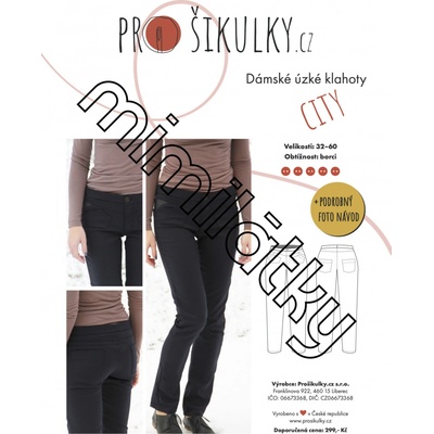 Dámské kalhoty CITY | 32-60 - Česky