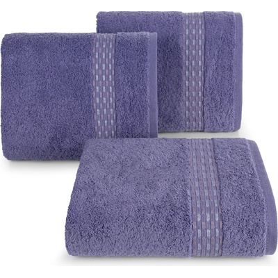 Eurofirany UTERÁK RIVA SADA 3 ks 70 x 140 cm FIALOVÁ