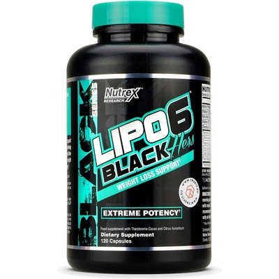 Nutrex Lipo 6 Black Hers Extreme Potency Black Series, 120 Capsules