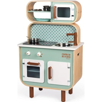 Image 1 of Janod Голяма детска кухня с двойно лице Janod - Reverso (J06594)