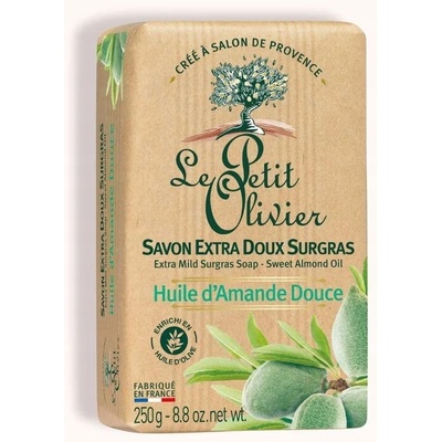 Le Petit Olivier extra jemné prírodné mydlo Mandľový olej 250 g