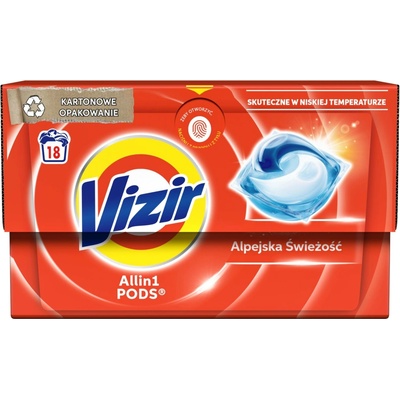 Vizir Platinum PODS Alpine Fresh Kapsle 18 PD