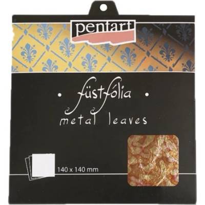 Pentart Metalické plátky PENTART 140 x 140 mm 5 listů VARIACE 2