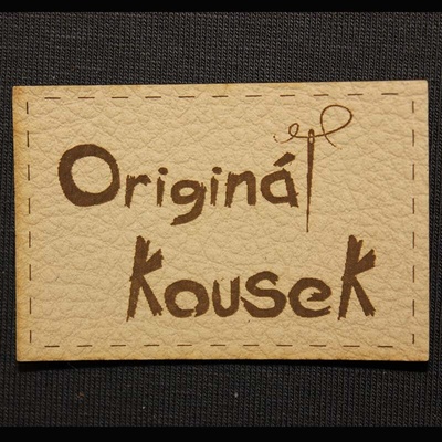 koženkový štítok originál kousek Materiál/farba: LASER Antik/gold