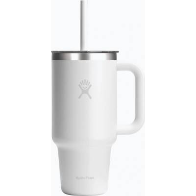Hydro Flask termohrnek 32 Oz Travel Tumbler Clear Lid 946 ml bílá