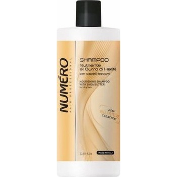 Numero Nourishing Shampoo With Shea Butter vyživující šampon s bambuckým máslem 1000 ml