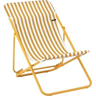 Lafuma Mobilier Къмпинг стол Lafuma mobilier Maxi Transat Airlon + Camping chair - Rayure Miel / Miel - размер One Size (580-2044-0211)