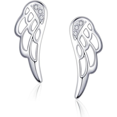 Elanis Jewel Stříbrné náušnice Elegant Angel Wings EJ00553