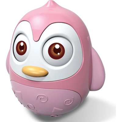 BABY MIX Kývajúca Hračka Tučniak Pink