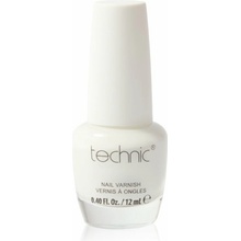 Technic Cosmetics Nail Varnish rychleschnoucí lak na nehty odstín White 12 ml
