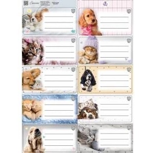 Beniamin Notebook stickers strip The Sweet Pets kids