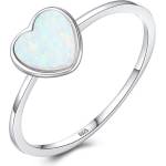 Silenti Jewelry Сребърен пръстен "Трепет" - Светъл , 8 - 57мм (18.1мм диам. )