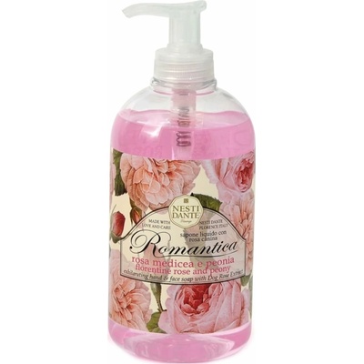 Nesti Dante Romantica Florentine Rose and Peony tekuté mýdlo 500 ml