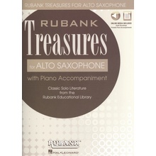 Rubank Treasures for Alto Saxophone + Audio Online / altový saxofon + klavír PDF