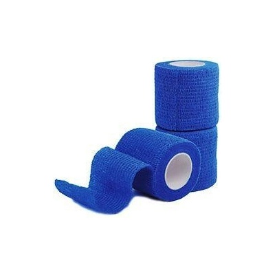 Kruuse Obväz Flex Cohesive 7,5cm x 4,5m modrý 1ks