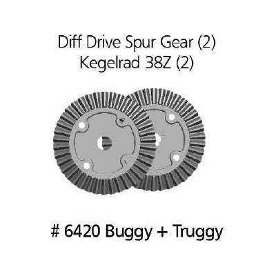 DF models 6420 Hlavní ozubená kola pro diferenciál