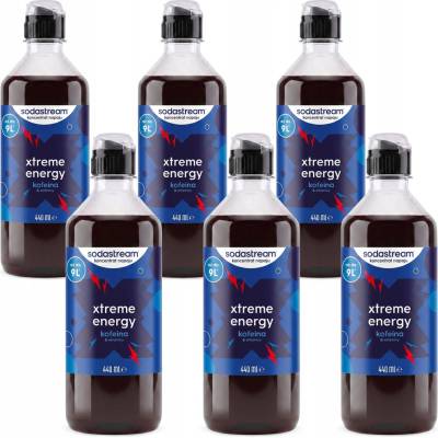 SodaStream Xtreme ENERGY SIRUP 6 x 440 ml