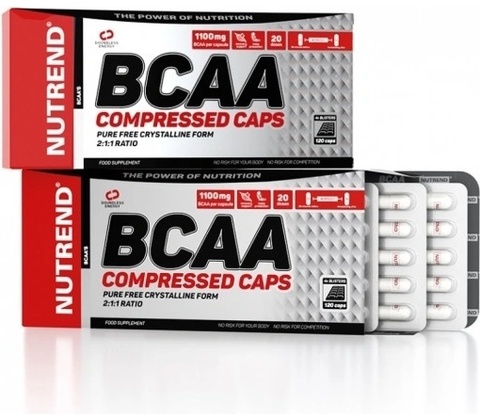NUTREND BCAA Compressed 120 kapsúl
