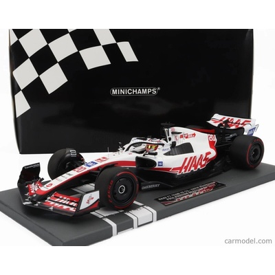 Minichamps Haas F1 Vf-22 Team Haas N 20 Pole Position Brazilian Gp 2022 Kevin Magnussen Bílá Černá Červená 1:18