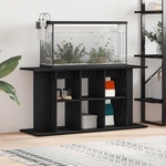 vidaXL Стойка за аквариум, черен дъб, 120x40x60 см, инженерно дърво (862151)